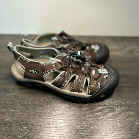 Keen Newport H2 Sandals Womens Size 10 Brown and teal - Picture 3 of 10